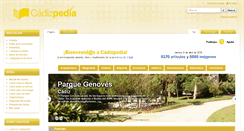 Desktop Screenshot of cadizpedia.wikanda.es
